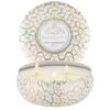 Voluspa - Wildflowers 3 Wick Tin Candle -Voluspa 080664481289