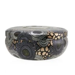 Voluspa 3 Wick Decorative Tin Candle - Yashioka Gardenia 340g/12oz -Voluspa 25636075116 2