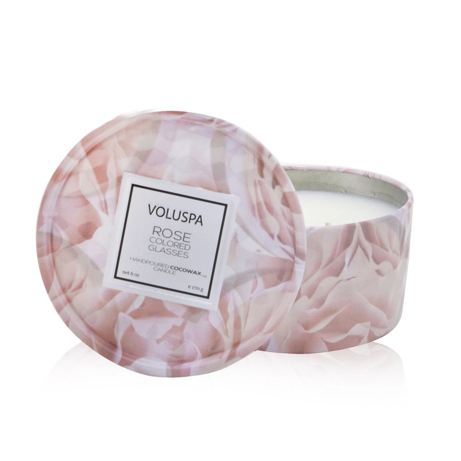 Voluspa 2 Wick Tin Candle - Rose Colored Glasses 170g/6oz 3 Voluspa 2 Wick Tin Candle - Rose Colored Glasses 170g/6oz