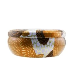 Voluspa 3 Wick Decorative Tin Candle - Spiced Pumpkin Latte 340g/12oz -Voluspa 26463275116 2