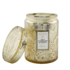 Voluspa Small Jar Candle - Gilt Pomander & Hinoki 156g/5.5oz