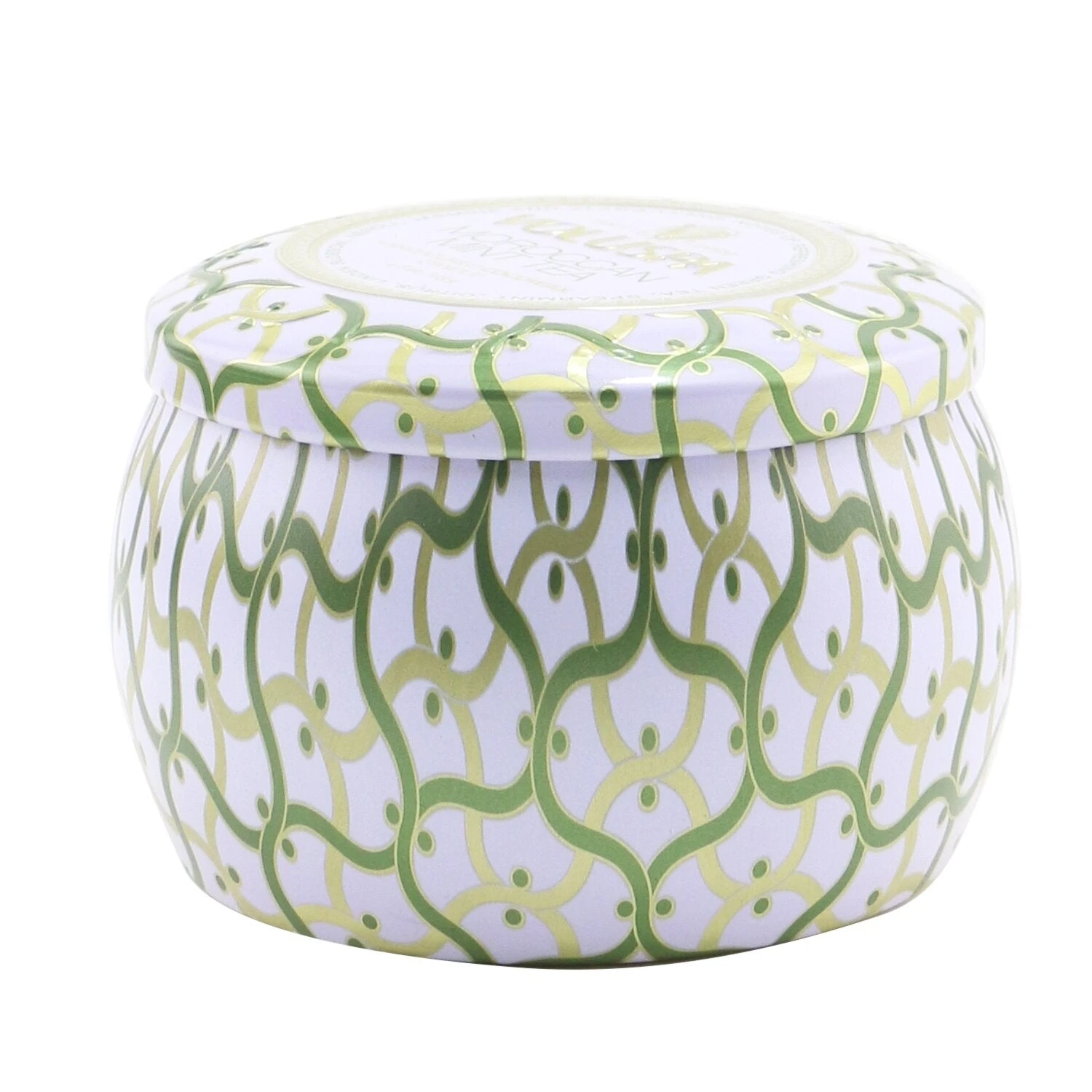 Voluspa Mini Tin Candle - Moroccan Mint Tea 113g/4oz 5 Voluspa Mini Tin Candle - Moroccan Mint Tea 113g/4oz - Image 3