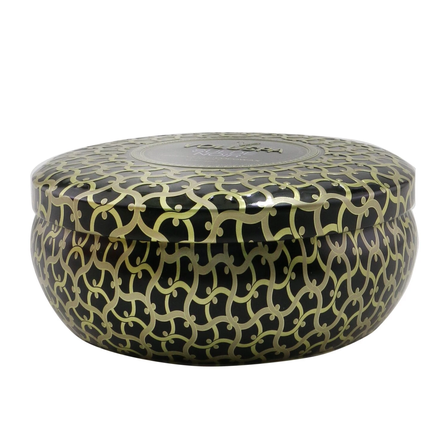 Voluspa 3 Wick Decorative Tin Candle - Suede Noir 340g/12oz 4 Voluspa 3 Wick Decorative Tin Candle - Suede Noir 340g/12oz - Image 2