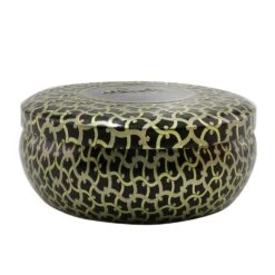 Voluspa 3 Wick Decorative Tin Candle - Suede Noir 340g/12oz 7 Voluspa 3 Wick Decorative Tin Candle - Suede Noir 340g/12oz -Voluspa 26469675116 2