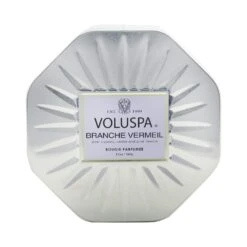 Voluspa 3 Wick Octagon Tin Candle - Branche Vermeil 340g/12oz -Voluspa 26471075116 2