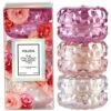 Voluspa - Roses Macaron 3 Candle Gift Set -Voluspa 3rosesmacarongiftset1