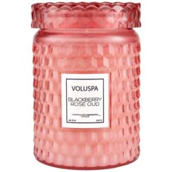 Voluspa Blackberry Rose Oud - Large Jar Candle
