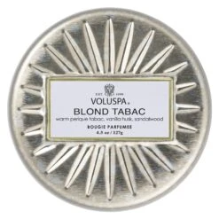 Voluspa Blond Tabac - Mini Tin Candle -Voluspa 6829 1