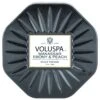 Voluspa Makassar Ebony & Peach - 3 Wick Octagon Tin Candle -Voluspa 6862 2