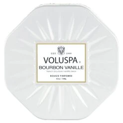 Voluspa Bourbon Vanille - 3 Wick Octagon Tin Candle