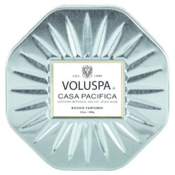 Voluspa Casa Pacifica - 3 Wick Octagon Tin Candle