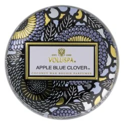 Voluspa Apple Blue Clover - Mini Tin Candle -Voluspa 72124 1 546c8f83 bb24 4996 aaba b415854c9839
