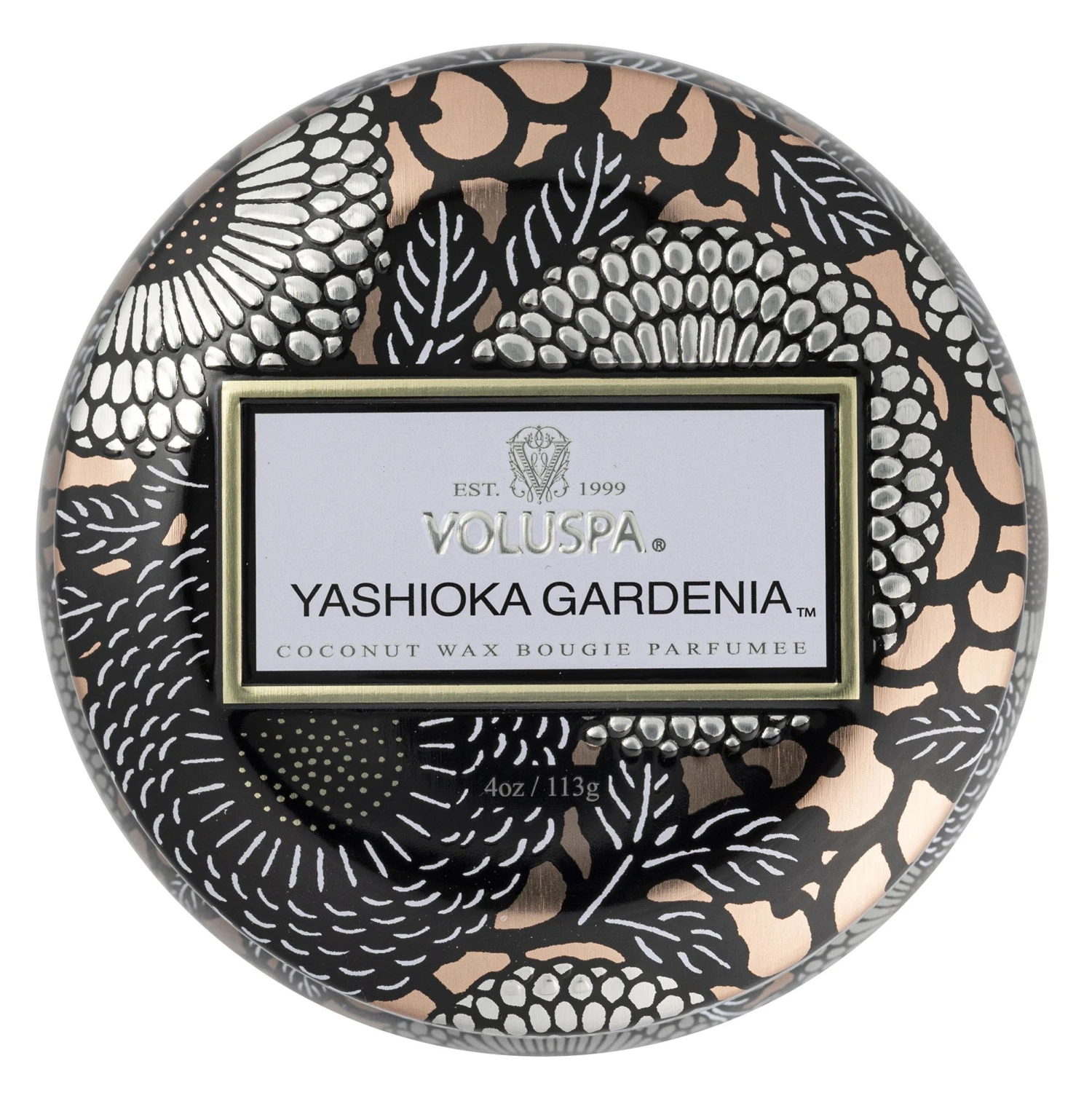 Voluspa Yashioka Gardenia - Mini Tin Candle 5 Voluspa Yashioka Gardenia - Mini Tin Candle - Image 3