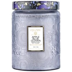 Voluspa Apple Blue Clover - Large Jar Candle
