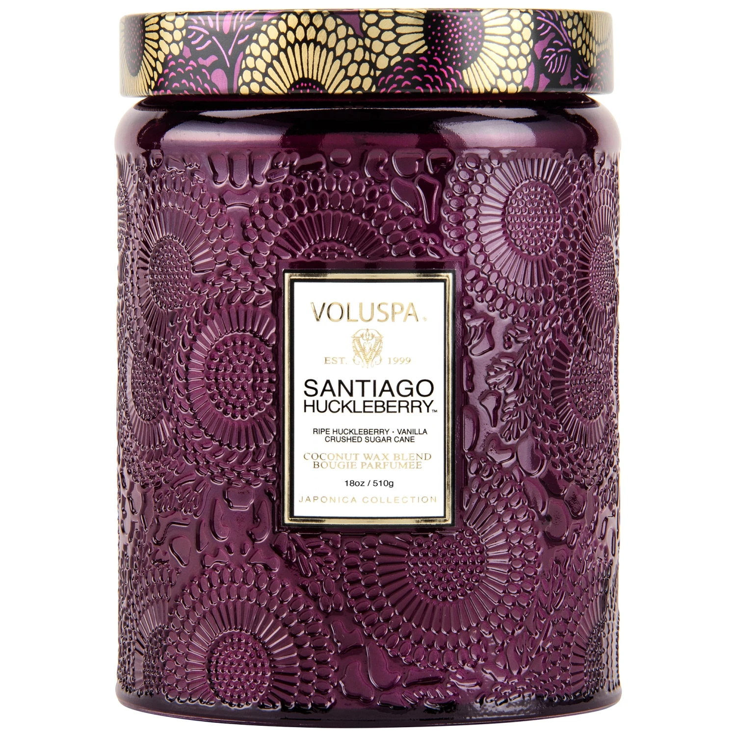 Voluspa Santiago Huckleberry - Large Jar Candle 5 Voluspa Santiago Huckleberry - Large Jar Candle - Image 3