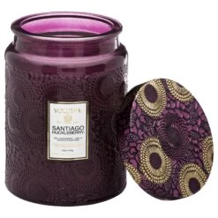 Voluspa Santiago Huckleberry - Large Jar Candle