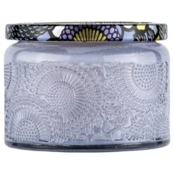 Voluspa - Apple Blue Clover Small Glass Jar Candle