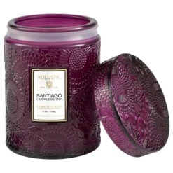 Voluspa Santiago Huckleberry - Small Jar Candle -Voluspa 7352 2 REV