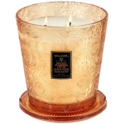 Voluspa - Spiced Pumpkin Latte 3 Wick Hearth Candle -Voluspa 73821 4 1
