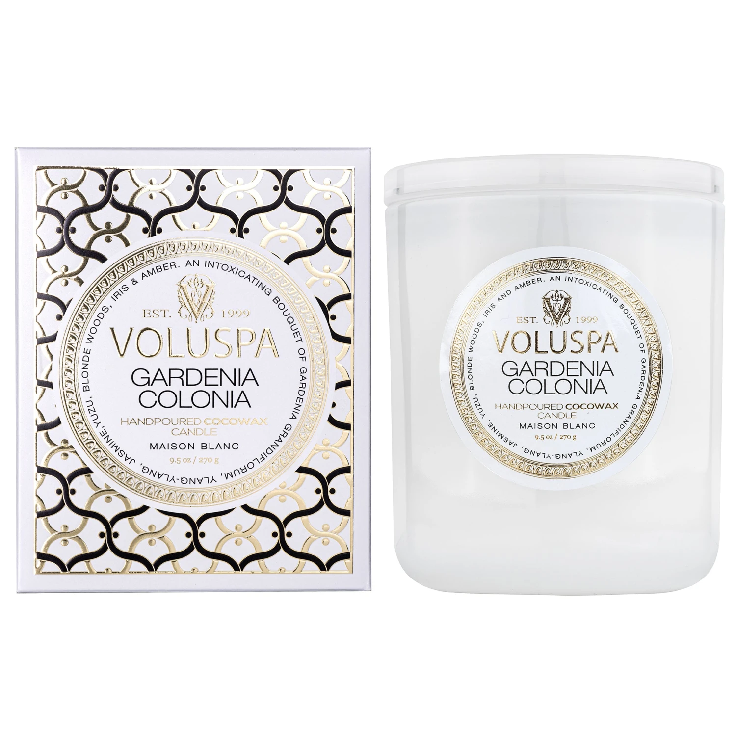 Voluspa Gardenia Colonia - Classic Candle 3 Voluspa Gardenia Colonia - Classic Candle