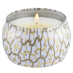 Voluspa Suede Blanc - Mini Tin Candle -Voluspa 8111 3 1