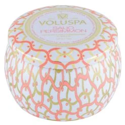 Voluspa Saijo Persimmon - Mini Tin Candle -Voluspa 8112 1 1