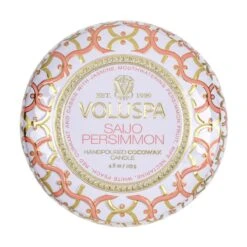 Voluspa - Saijo Persimmon Mini Tin Candle -Voluspa 8112 2