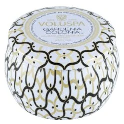 Voluspa - Gardenia Colonia Mini Tin Candle -Voluspa 8115 1