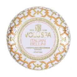 Voluspa Italian Bellini - Mini Tin Candle 15 Voluspa Italian Bellini - Mini Tin Candle -Voluspa 8116 2