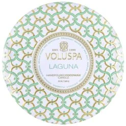 Voluspa - Laguna 3 Wick Tin Candle 8 Voluspa - Laguna 3 Wick Tin Candle -Voluspa 8123 1 1200x