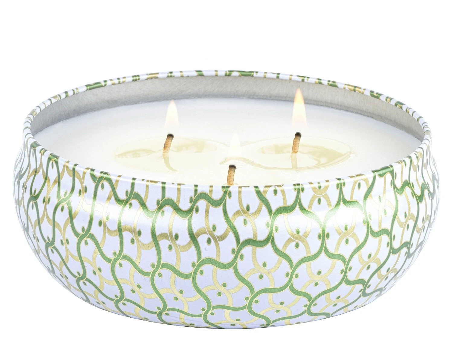 Voluspa - Moroccan Mint Tea 3 Wick Tin Candle 4 Voluspa - Moroccan Mint Tea 3 Wick Tin Candle - Image 2