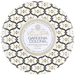 Voluspa - Gardenia Colonia 3 Wick Tin Candle 10 Voluspa - Gardenia Colonia 3 Wick Tin Candle -Voluspa 8125 1 1200x