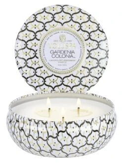 Voluspa - Gardenia Colonia 3 Wick Tin Candle