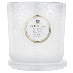 Voluspa - Suede Blanc Luxe Candle 10 Voluspa - Suede Blanc Luxe Candle -Voluspa 8131 3 1