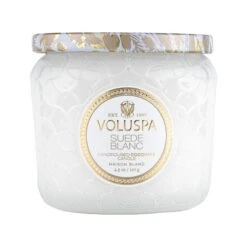 Voluspa Suede Blanc - Petite Jar Candle 9 Voluspa Suede Blanc - Petite Jar Candle -Voluspa 8141 1