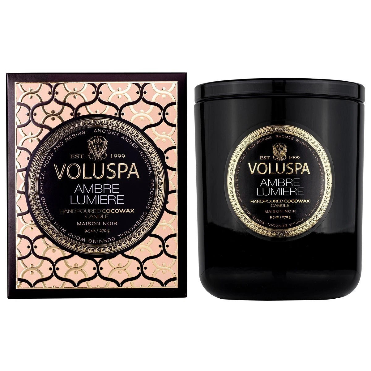 Voluspa - Ambre Lumiere Candle 3 Voluspa - Ambre Lumiere Candle