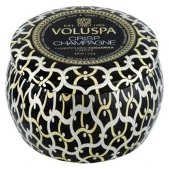 Voluspa Crisp Champagne - Mini Tin Candle -Voluspa 8211 1