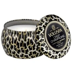 Voluspa Crisp Champagne - Mini Tin Candle -Voluspa 8211 1 1