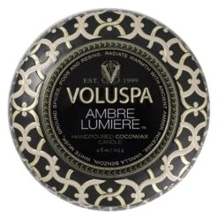 Voluspa Ambre Lumiere - Mini Tin Candle 13 Voluspa Ambre Lumiere - Mini Tin Candle -Voluspa 8212 1 4fe4fc55 820f 456a 9a2b eb0adf494060