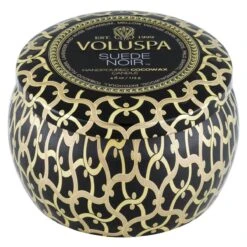 Voluspa - Suede Noir Mini Tin Candle -Voluspa 8213 1