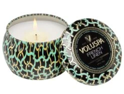 Voluspa French Linen - Mini Tin Candle