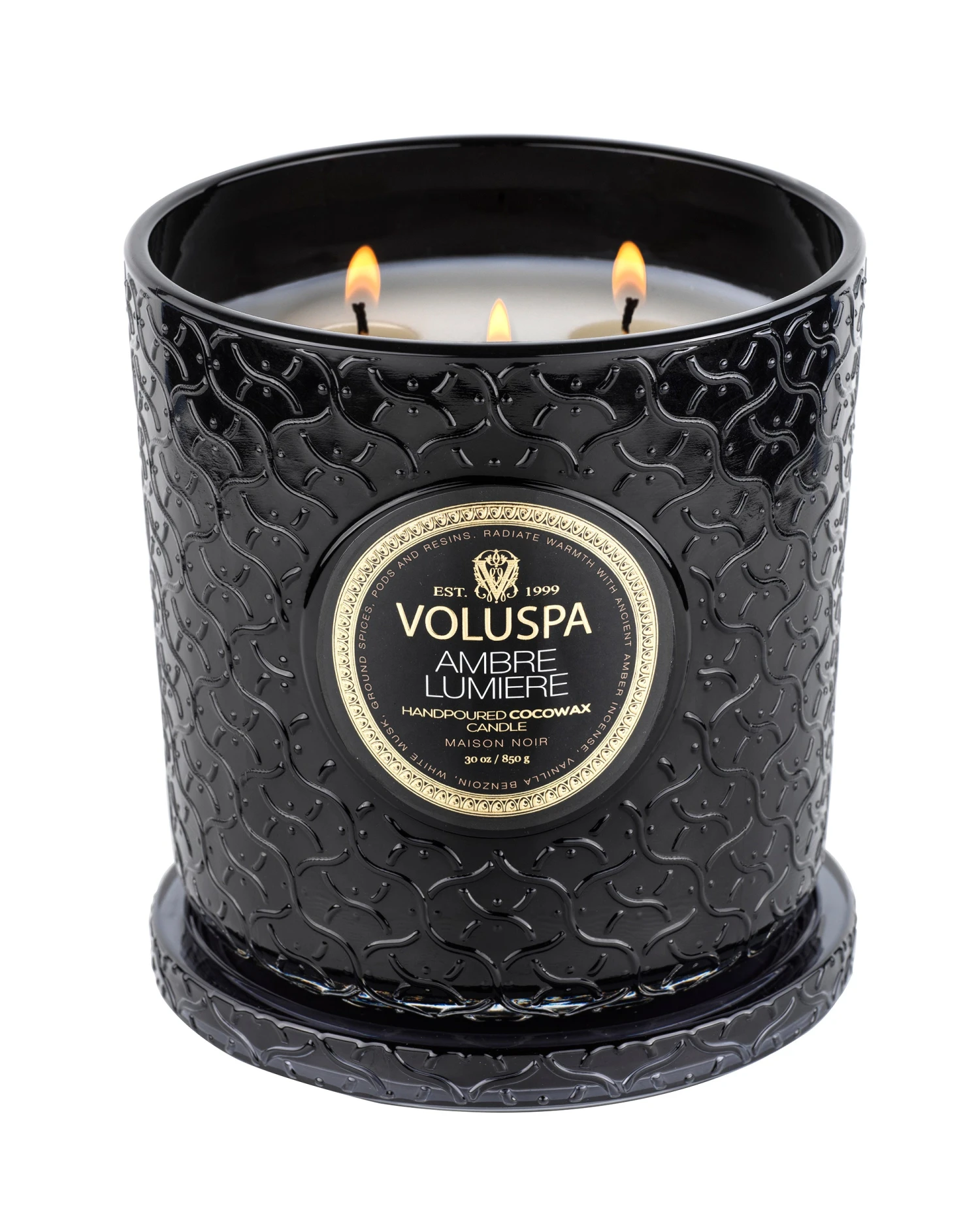 Voluspa Ambre Lumiere - Luxe Candle 4 Voluspa Ambre Lumiere - Luxe Candle - Image 2