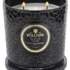 Voluspa - Suede Noir Luxe Candle -Voluspa 8233 2