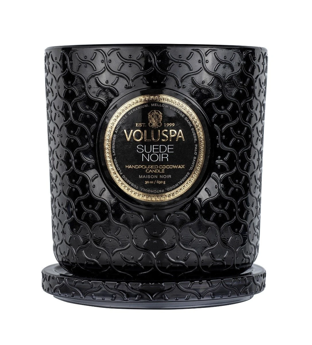 Voluspa - Suede Noir Luxe Candle 5 Voluspa - Suede Noir Luxe Candle - Image 3