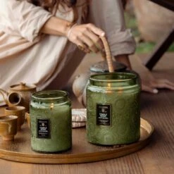 Voluspa Temple Moss - Luxe Jar Candle -Voluspa F23 LF 72335 73735 001 429a0c38 96bc 4fed b75a aa1f8ed84d17