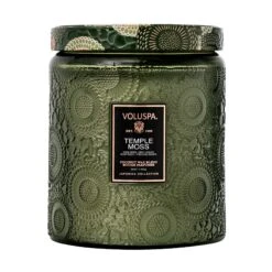 Voluspa Temple Moss - Luxe Jar Candle -Voluspa F23 PR 73735 001