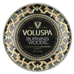 Voluspa Burning Woods - Mini Tin Candle 10 Voluspa Burning Woods - Mini Tin Candle -Voluspa FA21 PRopt 8217 002 1