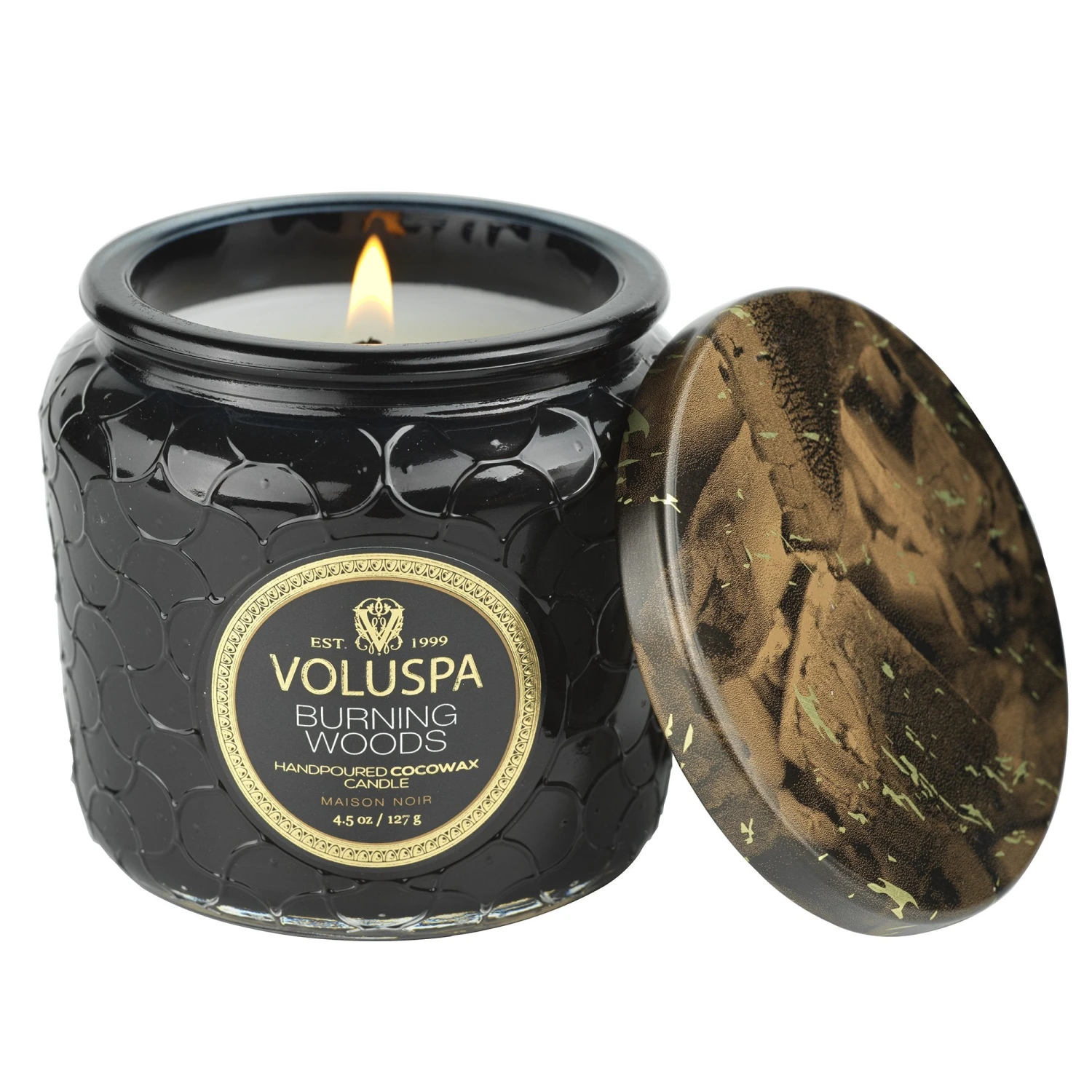 Voluspa Burning Woods - Petite Jar Candle 3 Voluspa Burning Woods - Petite Jar Candle