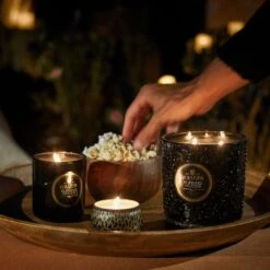 Voluspa Burning Woods - Luxe Candle -Voluspa FA21opt LF Burning Woods 8237 Web 1