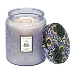 Voluspa Apple Blue Clover - Luxe Jar Candle